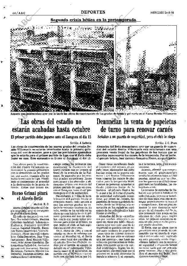 ABC SEVILLA 26-08-1998 página 64