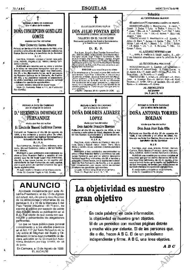 ABC SEVILLA 26-08-1998 página 78