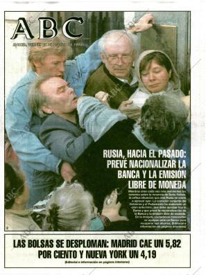 ABC MADRID 28-08-1998 página 1