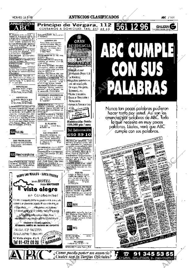 ABC MADRID 28-08-1998 página 101