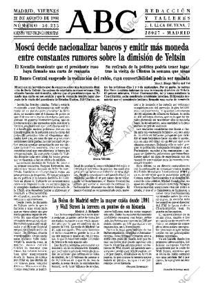 ABC MADRID 28-08-1998 página 13