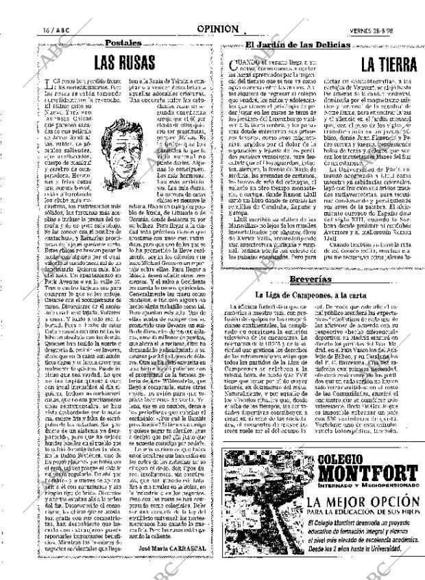 ABC MADRID 28-08-1998 página 16