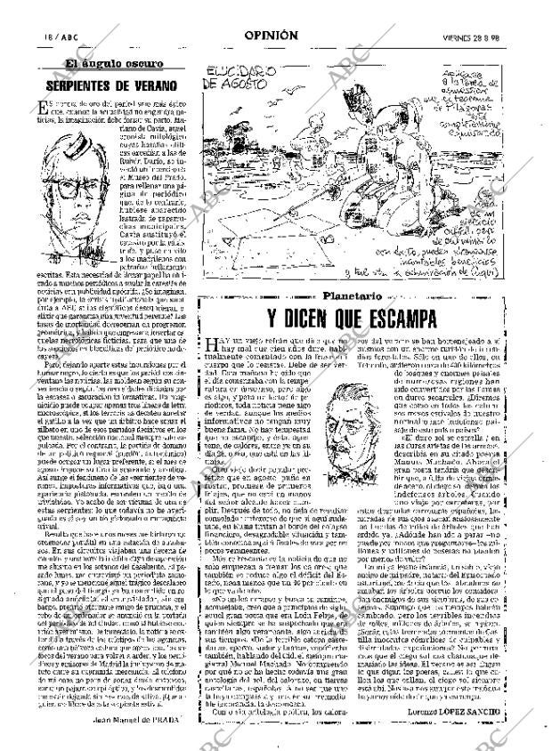 ABC MADRID 28-08-1998 página 18