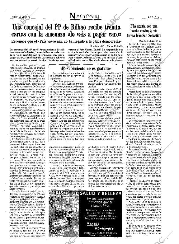ABC MADRID 28-08-1998 página 19