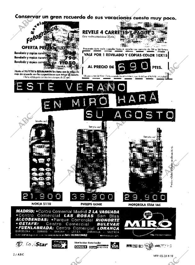 ABC MADRID 28-08-1998 página 2