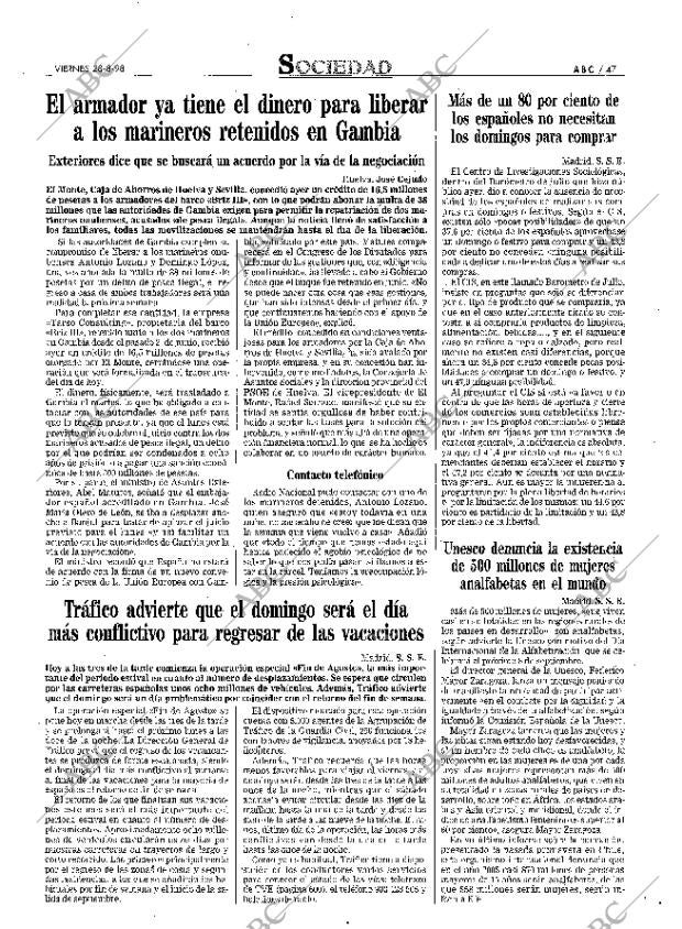 ABC MADRID 28-08-1998 página 47