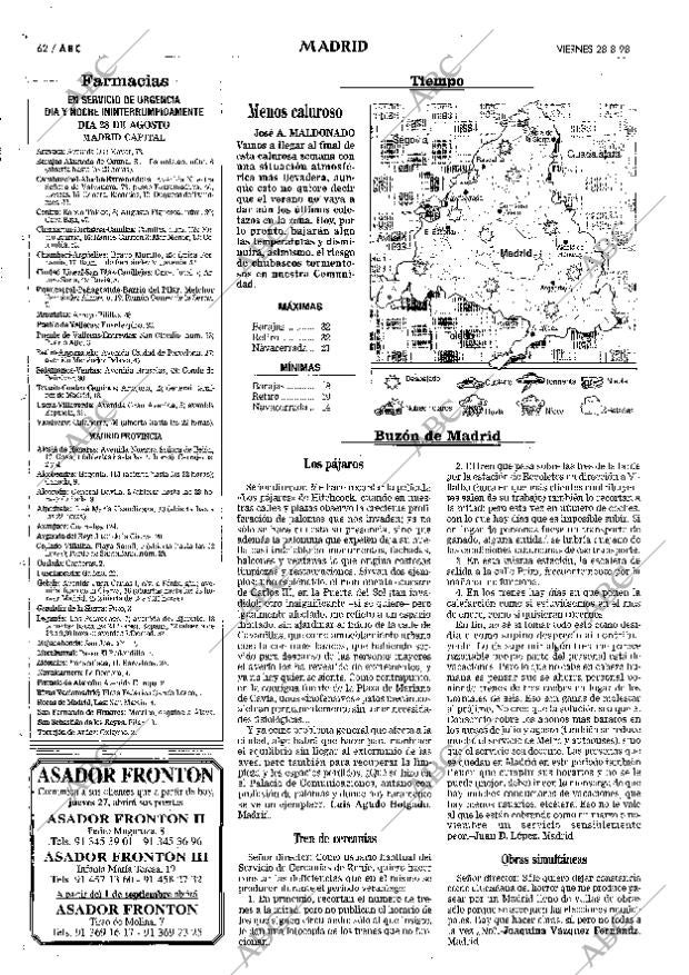 ABC MADRID 28-08-1998 página 62