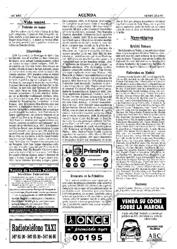 ABC MADRID 28-08-1998 página 66