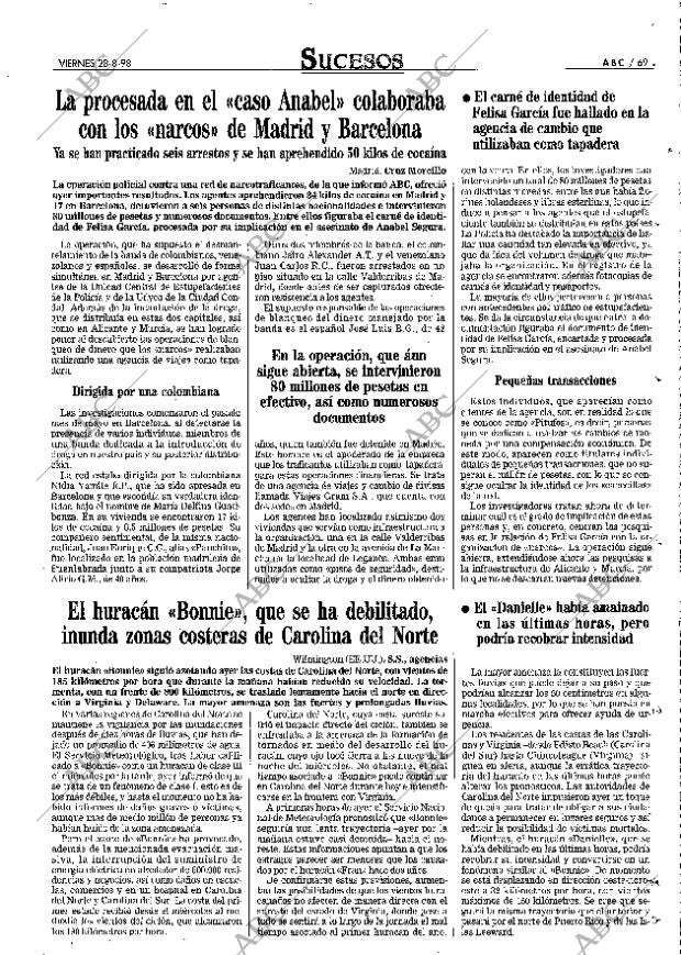 ABC MADRID 28-08-1998 página 69