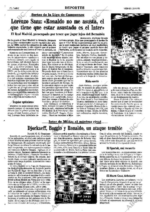 ABC MADRID 28-08-1998 página 72