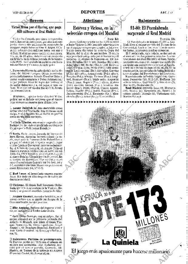 ABC MADRID 28-08-1998 página 77