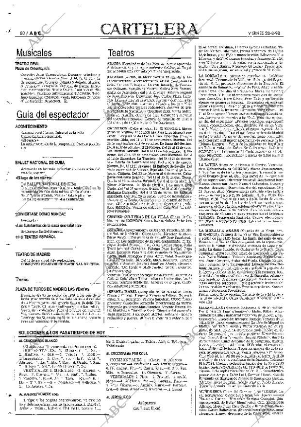 ABC MADRID 28-08-1998 página 80