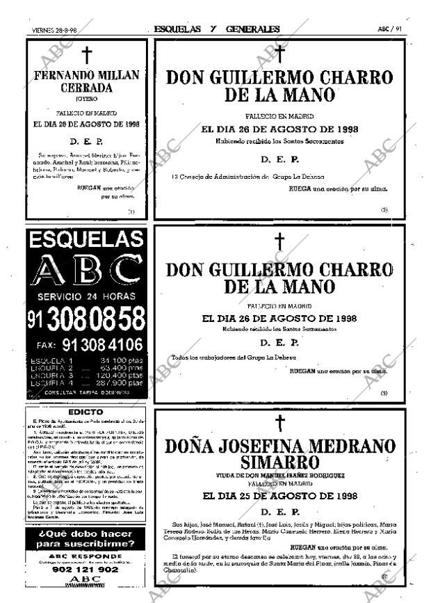 ABC MADRID 28-08-1998 página 91