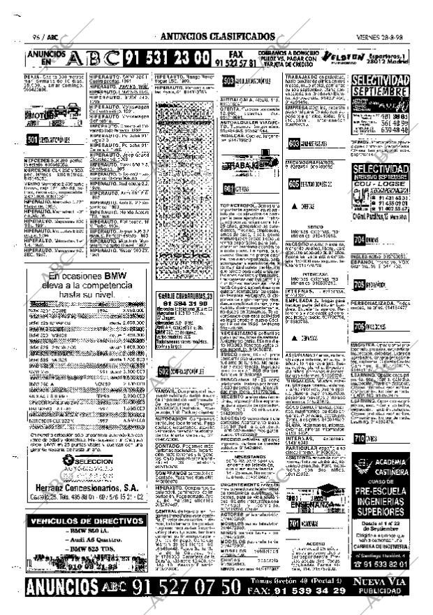 ABC MADRID 28-08-1998 página 96