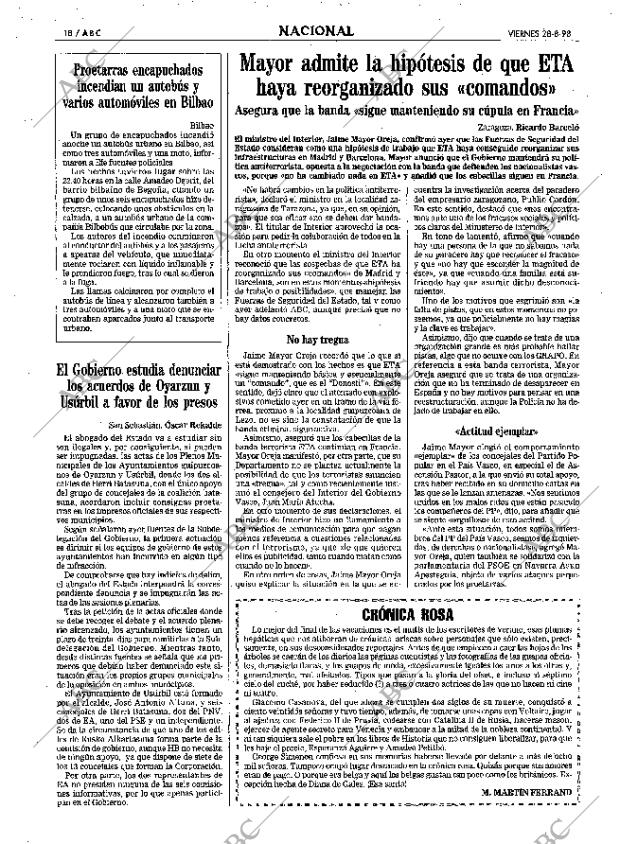 ABC SEVILLA 28-08-1998 página 18