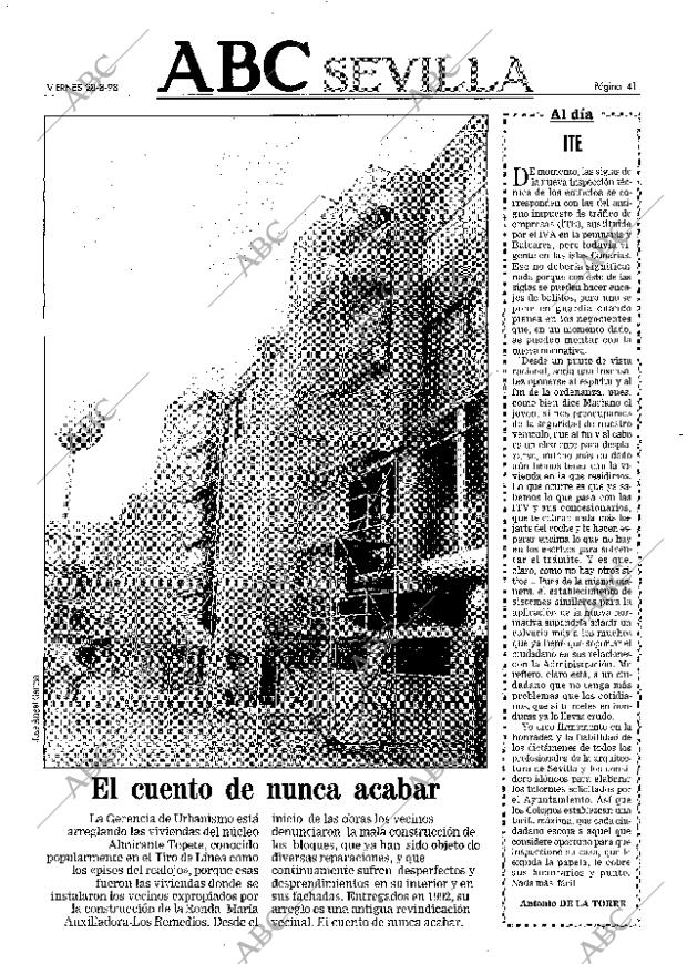 ABC SEVILLA 28-08-1998 página 41