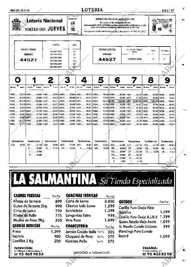 ABC SEVILLA 28-08-1998 página 87