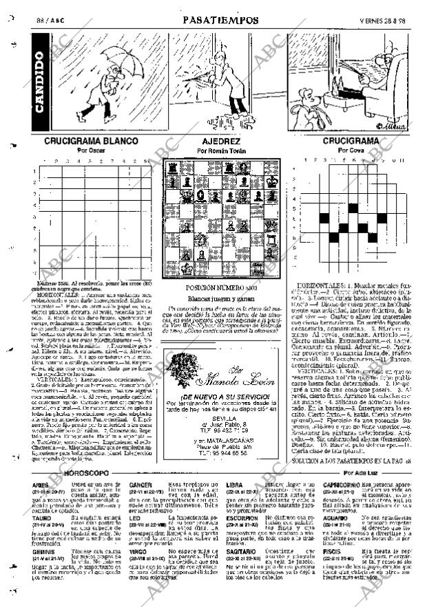 ABC SEVILLA 28-08-1998 página 88
