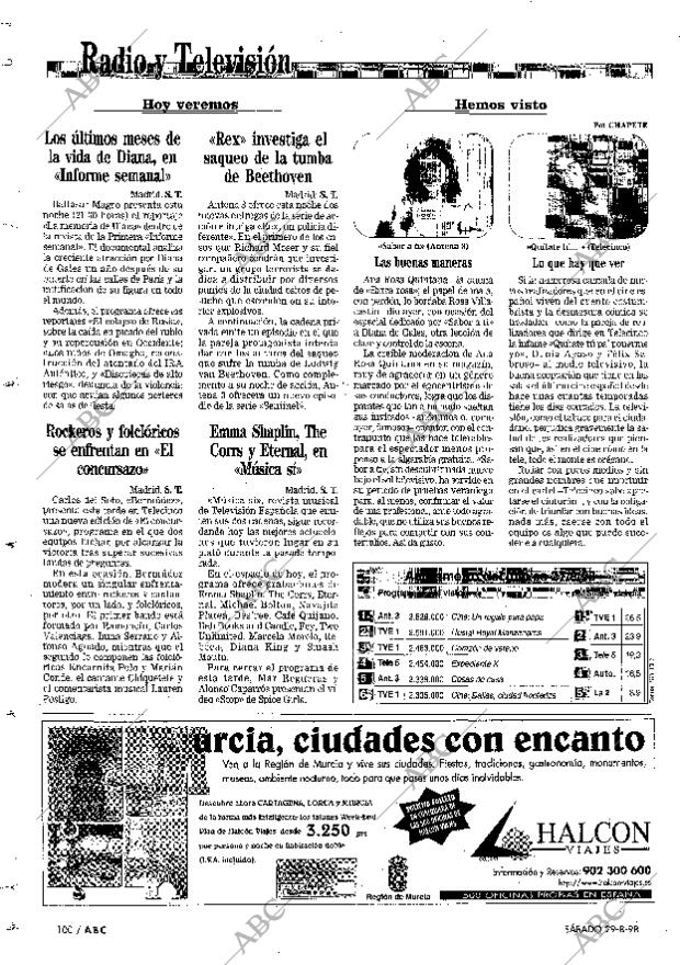 ABC MADRID 29-08-1998 página 100