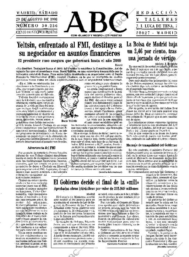 ABC MADRID 29-08-1998 página 13