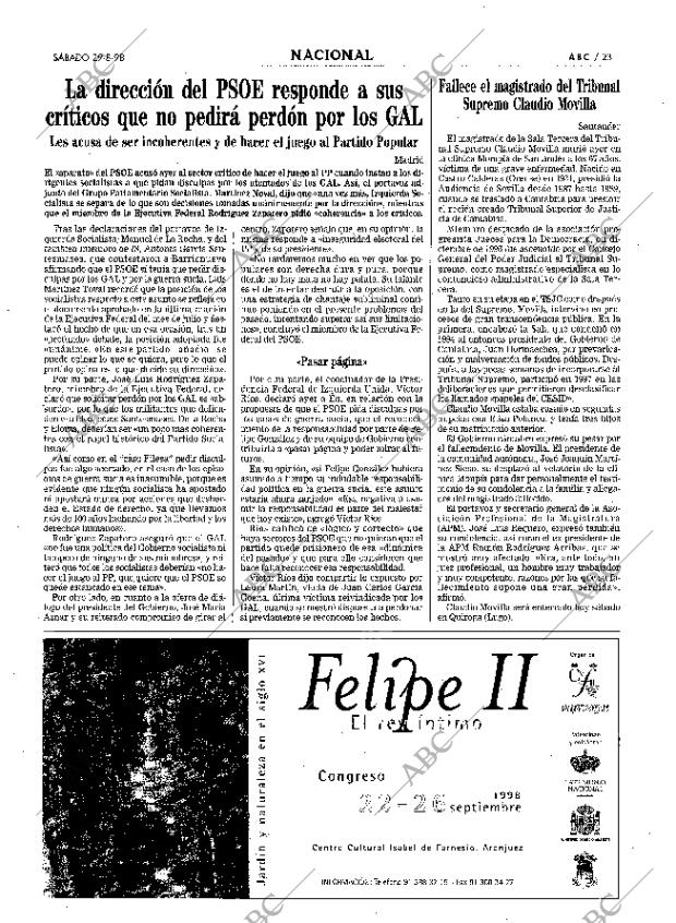 ABC MADRID 29-08-1998 página 23