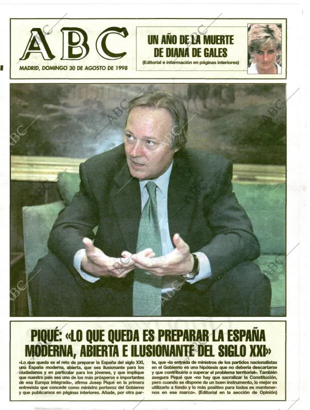 ABC MADRID 30-08-1998 página 1