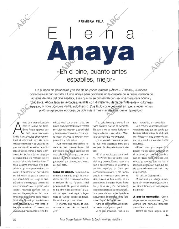 BLANCO Y NEGRO MADRID 30-08-1998 página 20