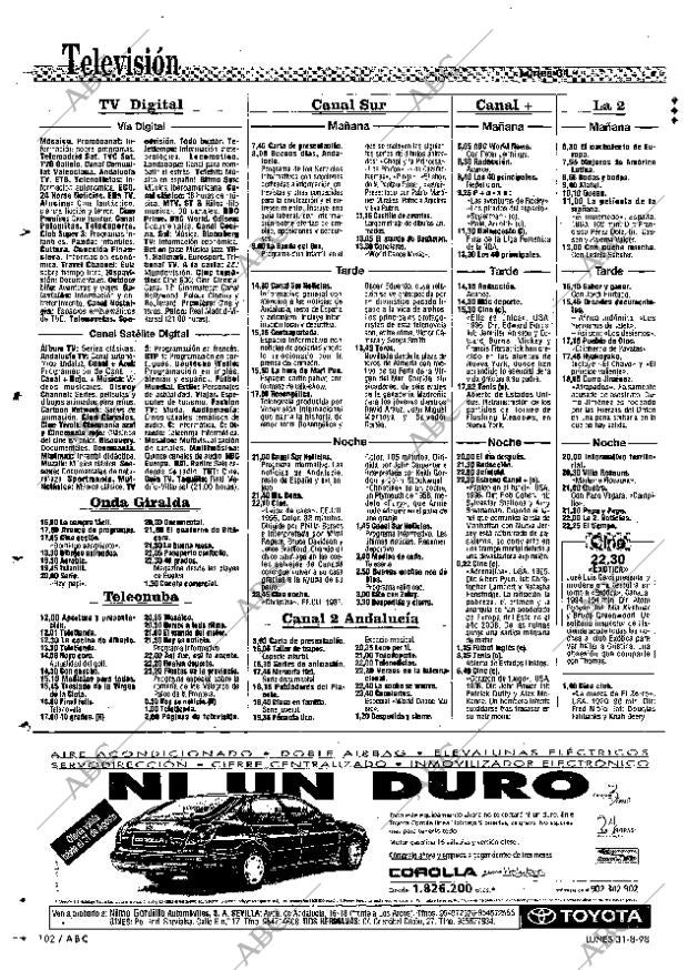 ABC SEVILLA 31-08-1998 página 102