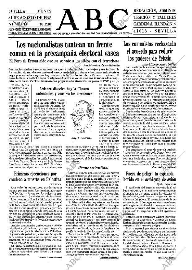 ABC SEVILLA 31-08-1998 página 11