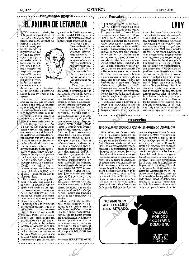 ABC SEVILLA 31-08-1998 página 14