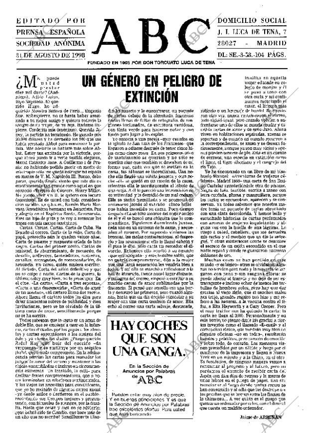 ABC SEVILLA 31-08-1998 página 3