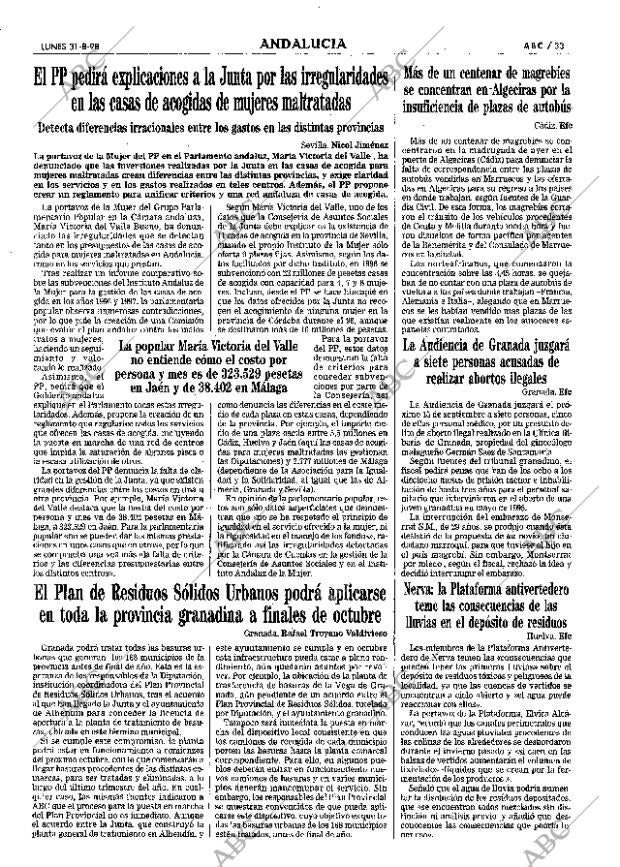 ABC SEVILLA 31-08-1998 página 33