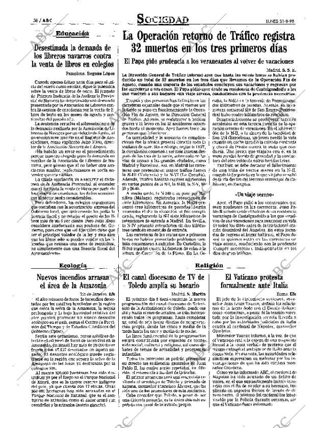 ABC SEVILLA 31-08-1998 página 36