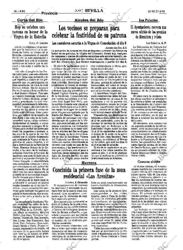 ABC SEVILLA 31-08-1998 página 46