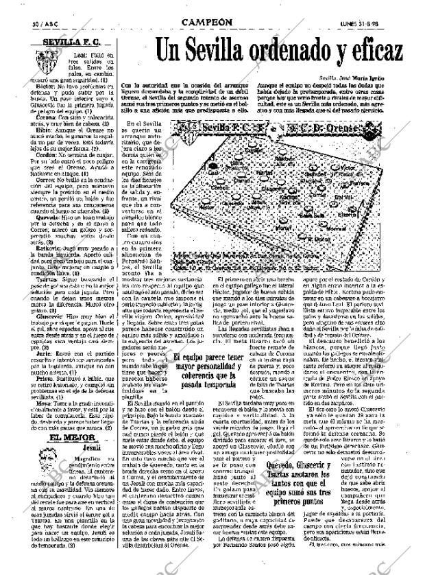 ABC SEVILLA 31-08-1998 página 50