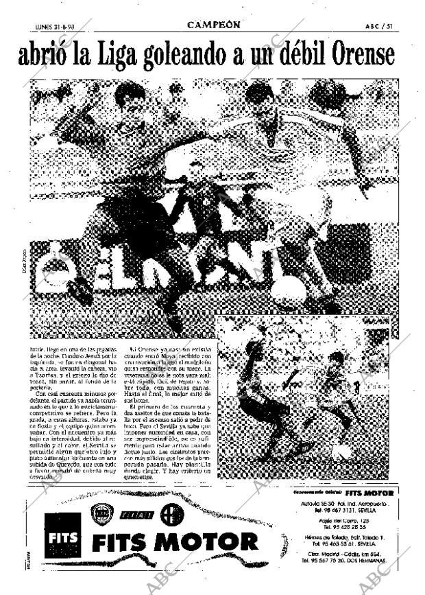 ABC SEVILLA 31-08-1998 página 51