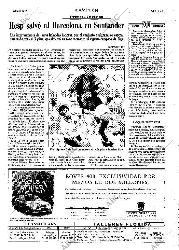 ABC SEVILLA 31-08-1998 página 55