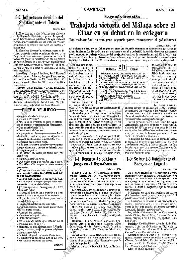 ABC SEVILLA 31-08-1998 página 64