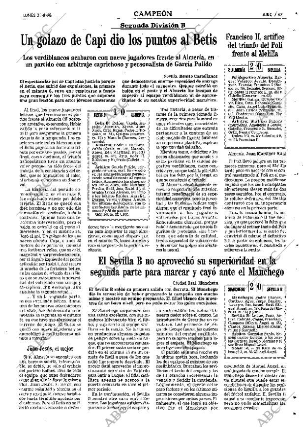 ABC SEVILLA 31-08-1998 página 67