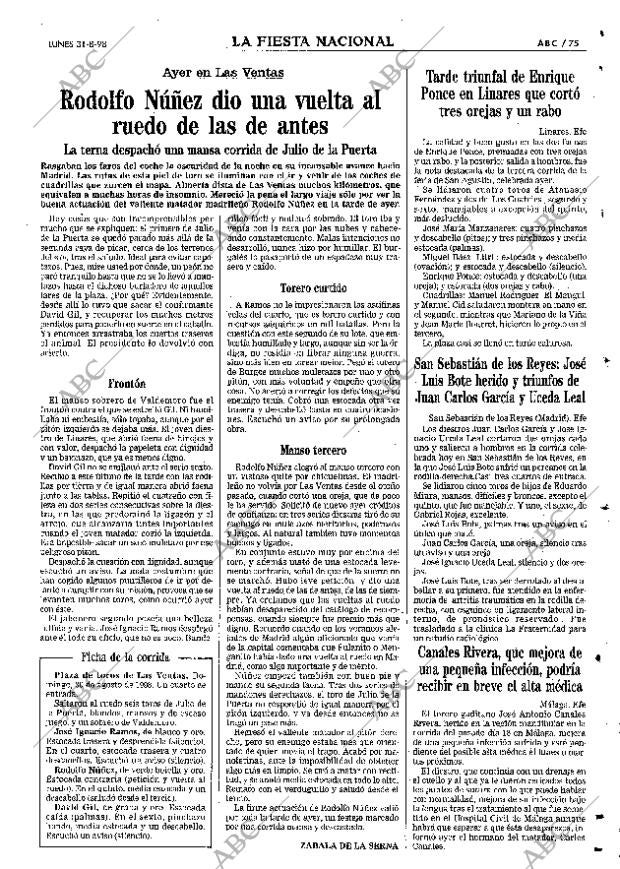 ABC SEVILLA 31-08-1998 página 75