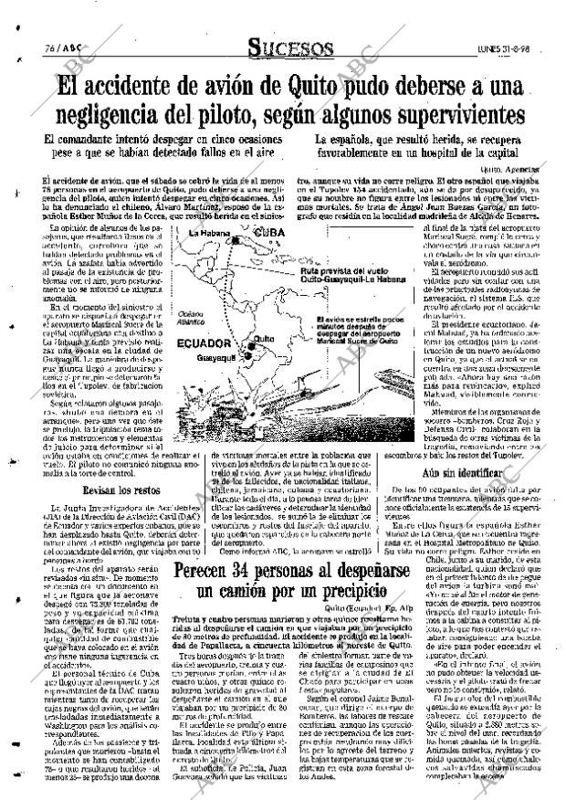 ABC SEVILLA 31-08-1998 página 76