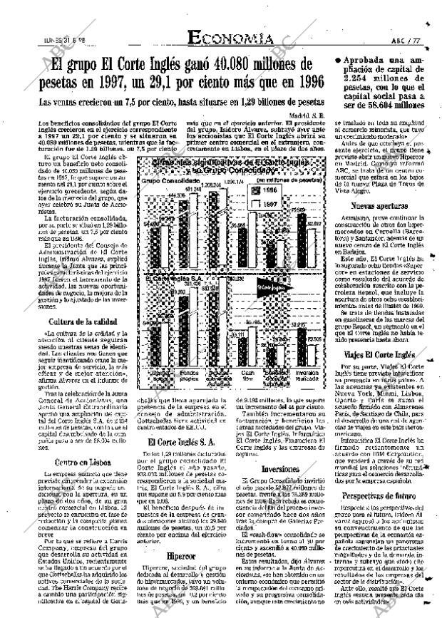 ABC SEVILLA 31-08-1998 página 77