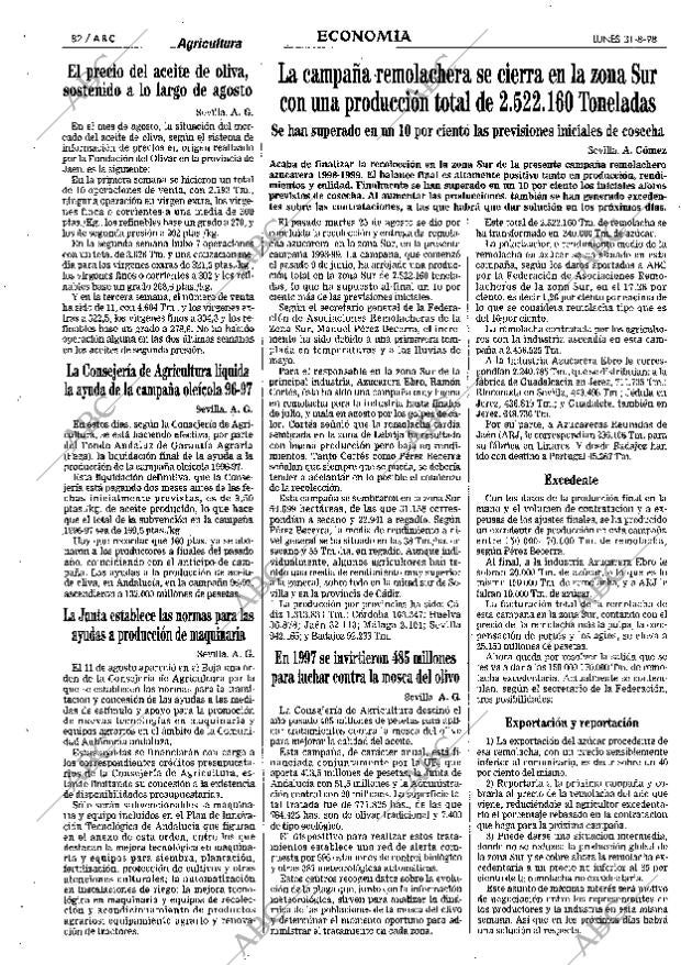 ABC SEVILLA 31-08-1998 página 82