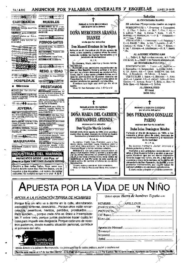 ABC SEVILLA 31-08-1998 página 94