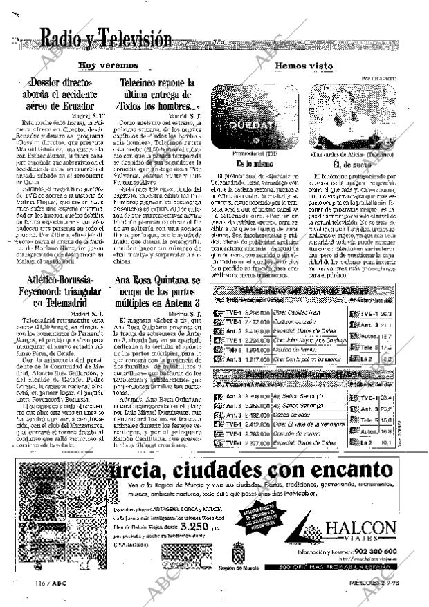 ABC MADRID 02-09-1998 página 116