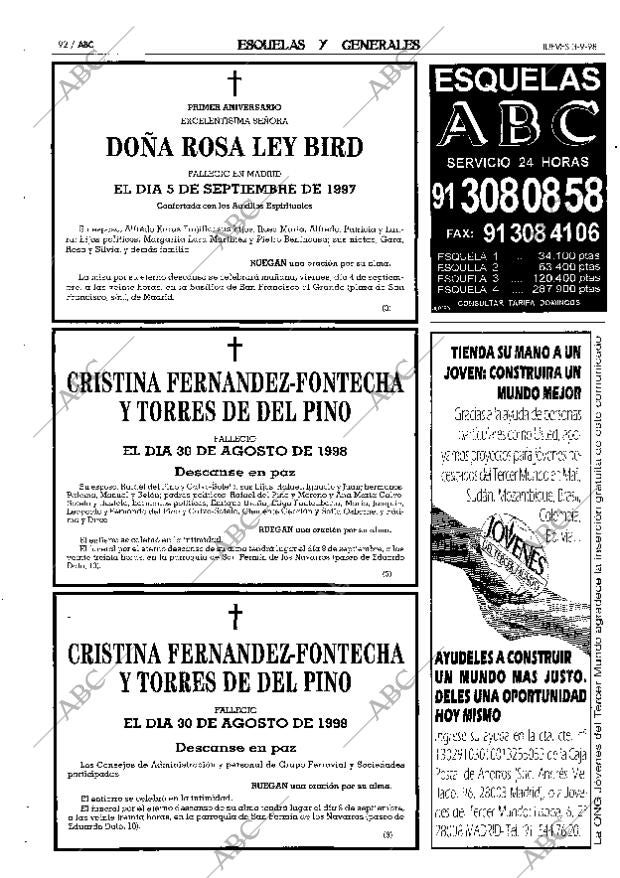 ABC MADRID 03-09-1998 página 92