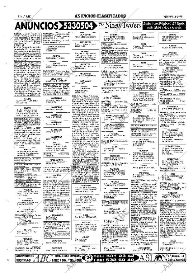 ABC MADRID 04-09-1998 página 114