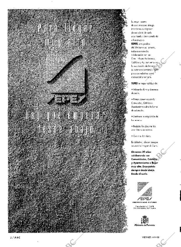 ABC MADRID 04-09-1998 página 2