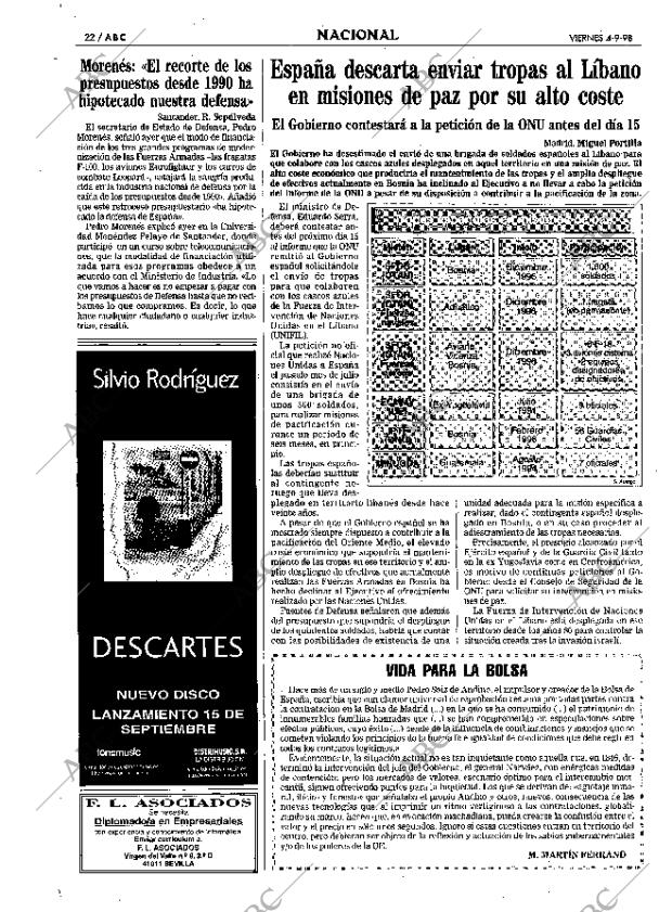 ABC SEVILLA 04-09-1998 página 22