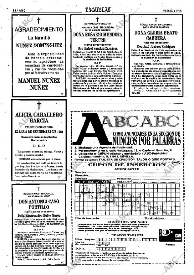 ABC SEVILLA 04-09-1998 página 92